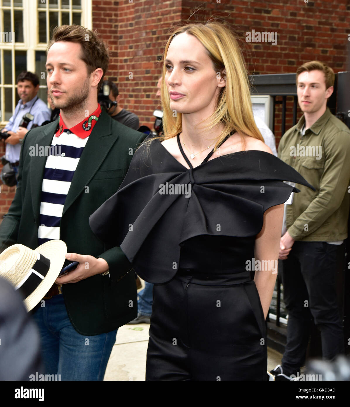 Celebrities arrive at the Royal Geographical Society in Kensington for the Vogue 100 Festival  Featuring: Lauren Santo Domingo Where: London, United Kingdom When: 21 May 2016 Stock Photo