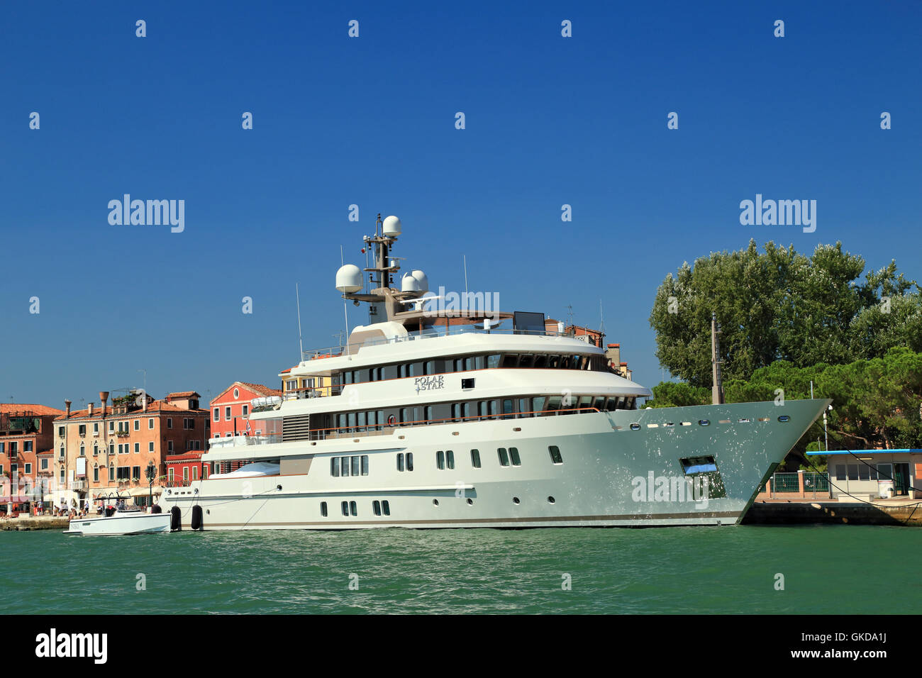 Yacht Polar Star, IMO 1008138 Stock Photo