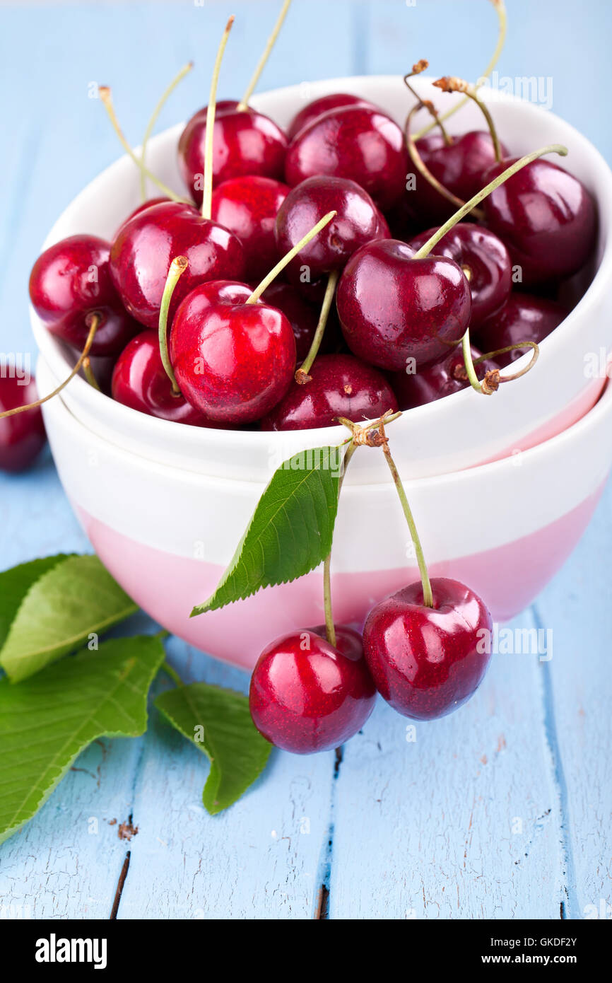 blue freshness bowl Stock Photo