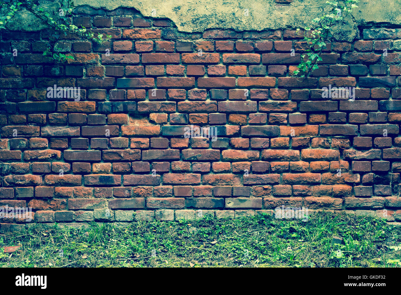 Abstract Grunge brick wall background Stock Photo - Alamy
