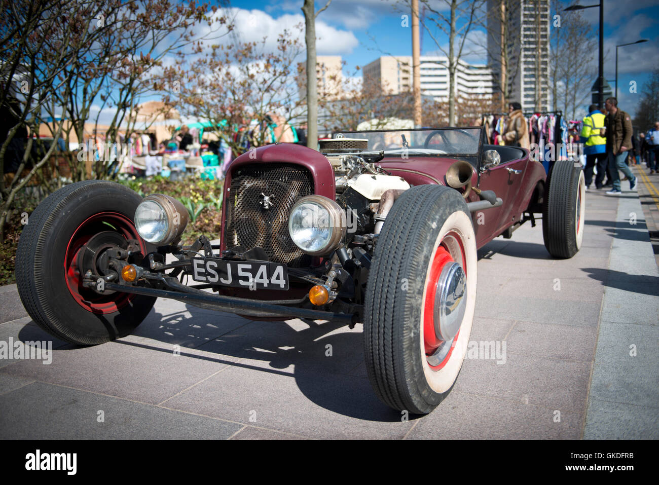 The Classic Car Boot Sale, Kings Cross, London 17/04/2016 Stock Photo