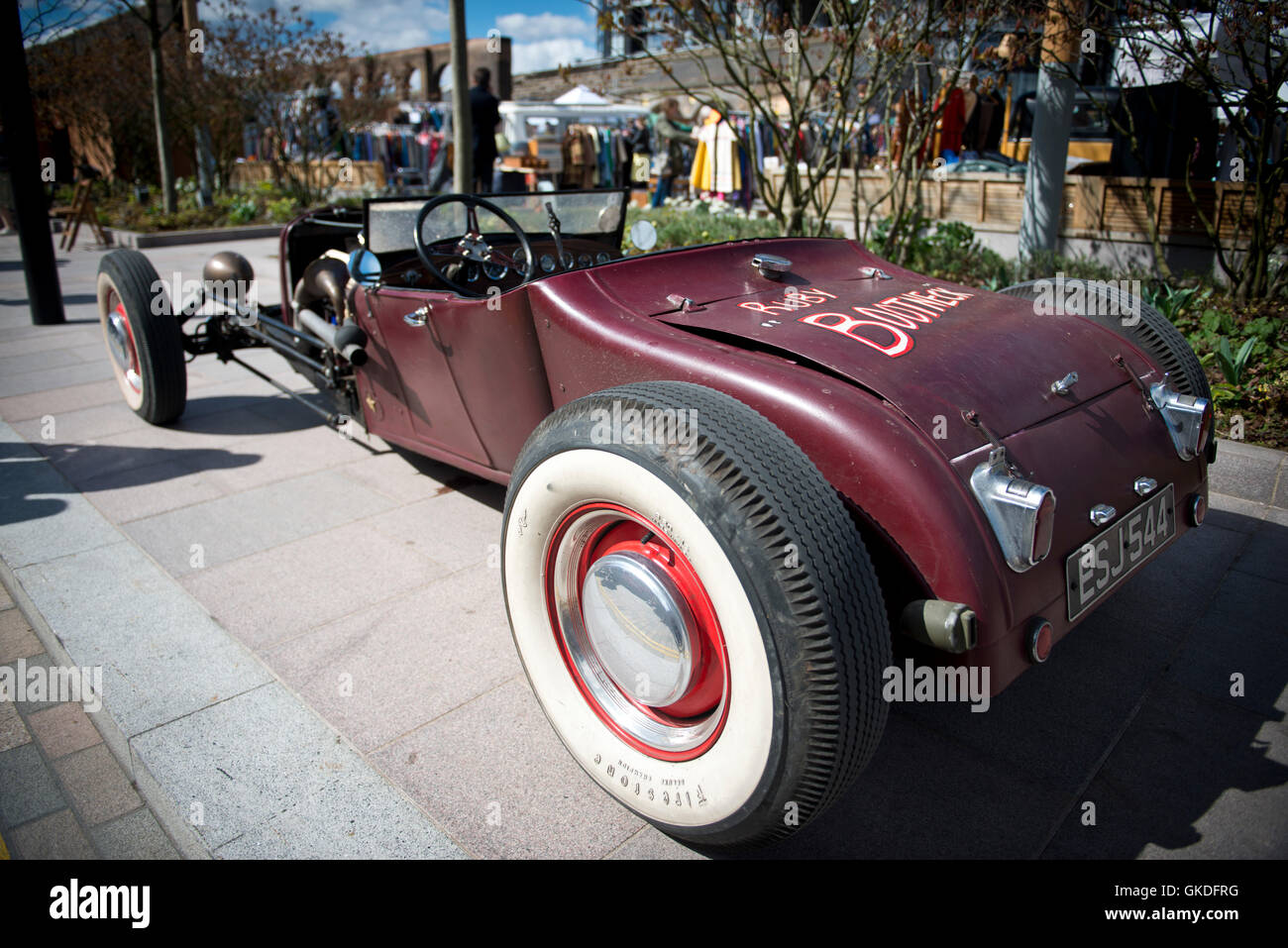 The Classic Car Boot Sale, Kings Cross, London 17/04/2016 Stock Photo
