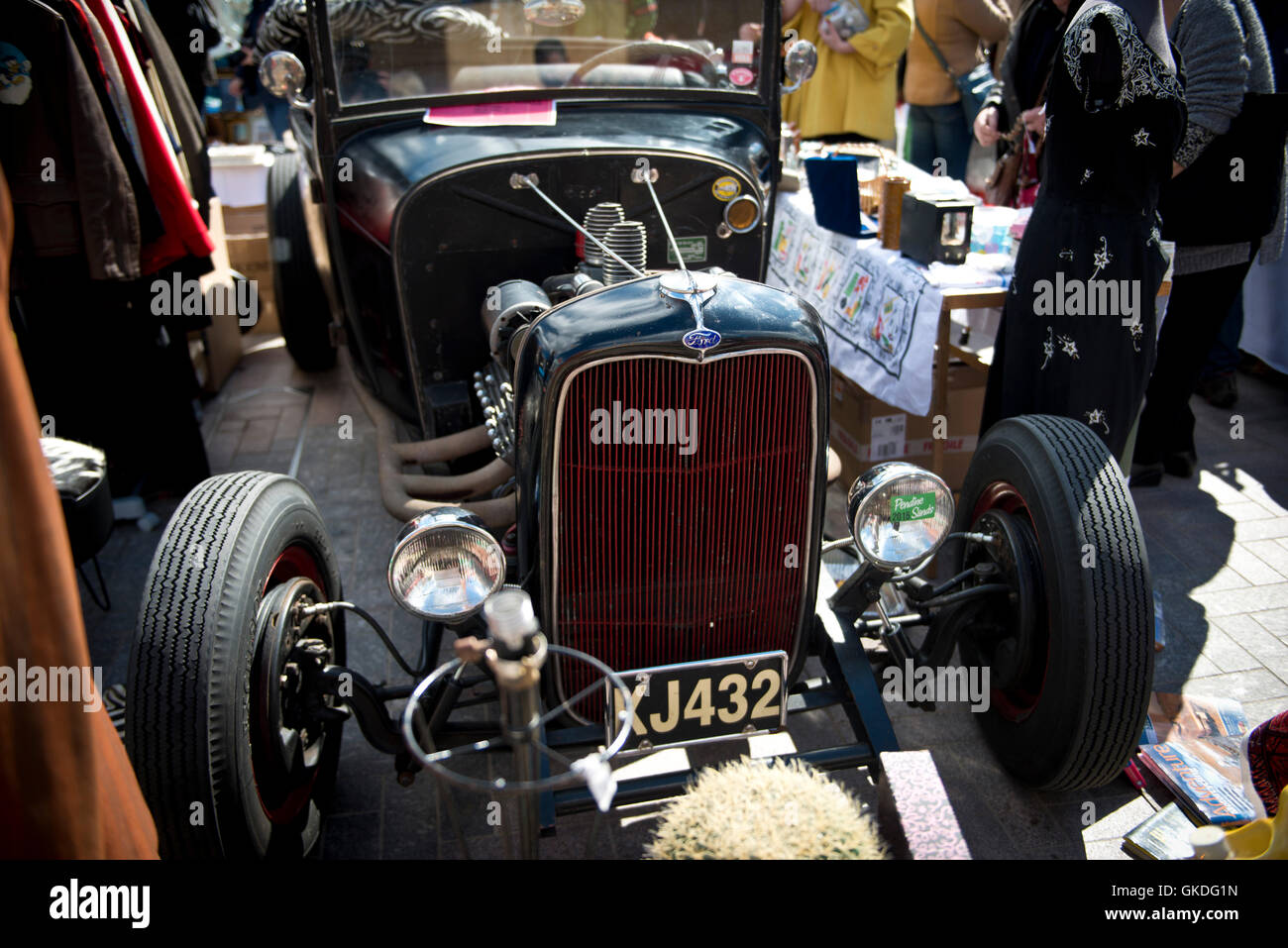 The Classic Car Boot Sale, Kings Cross, London 17/04/2016 Stock Photo