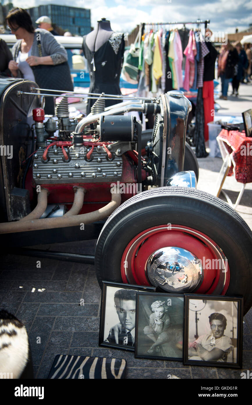 The Classic Car Boot Sale, Kings Cross, London 17/04/2016 Stock Photo