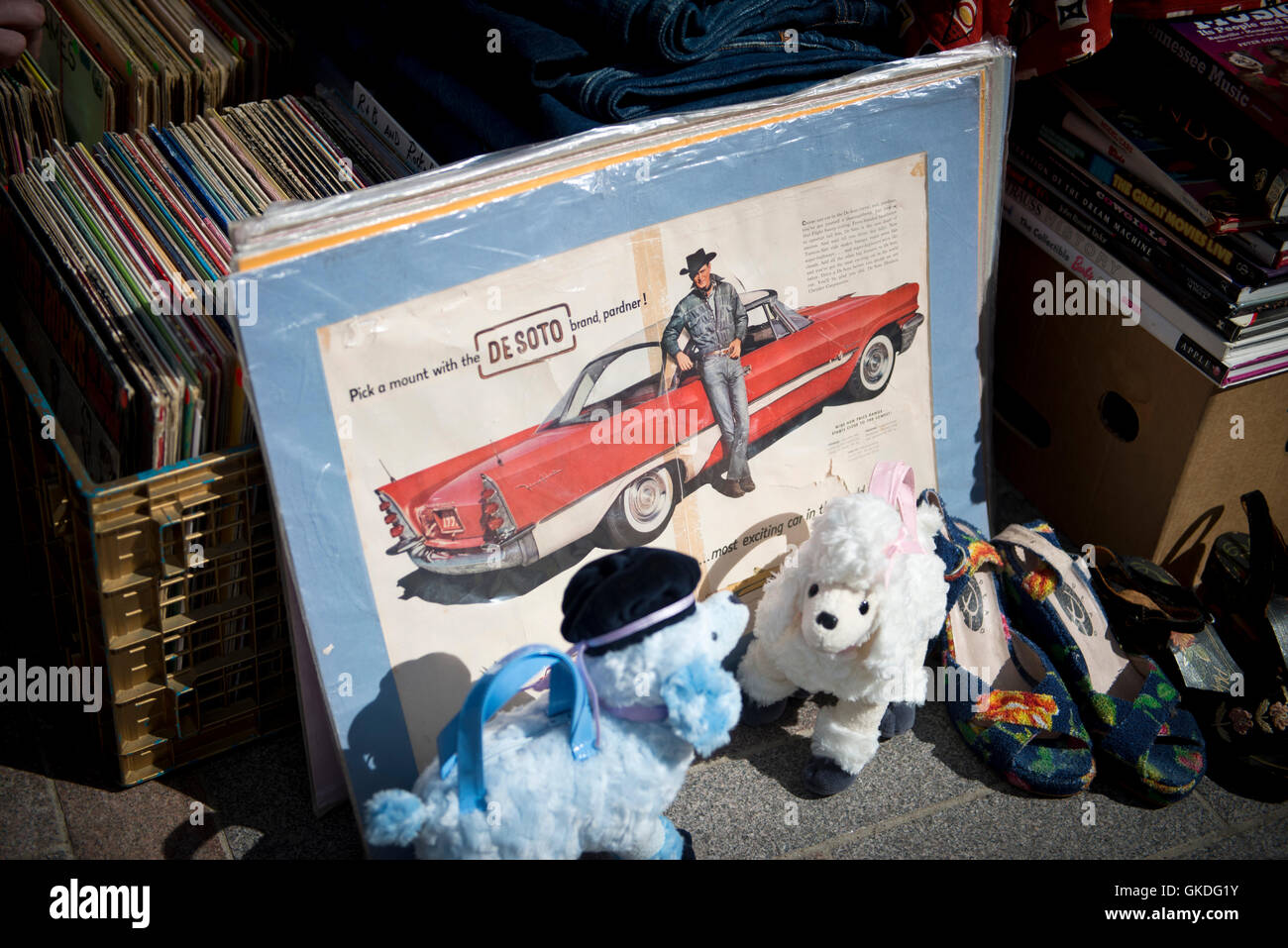 The Classic Car Boot Sale, Kings Cross, London 17/04/2016 Stock Photo