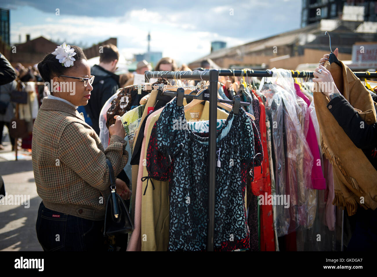 The Classic Car Boot Sale, Kings Cross, London 17/04/2016 Stock Photo