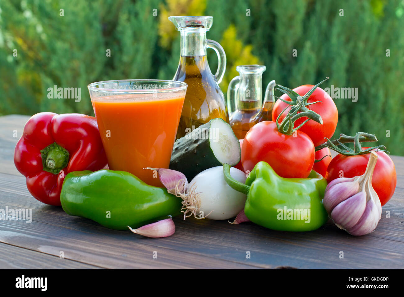 diet olive oil salads Stock Photo