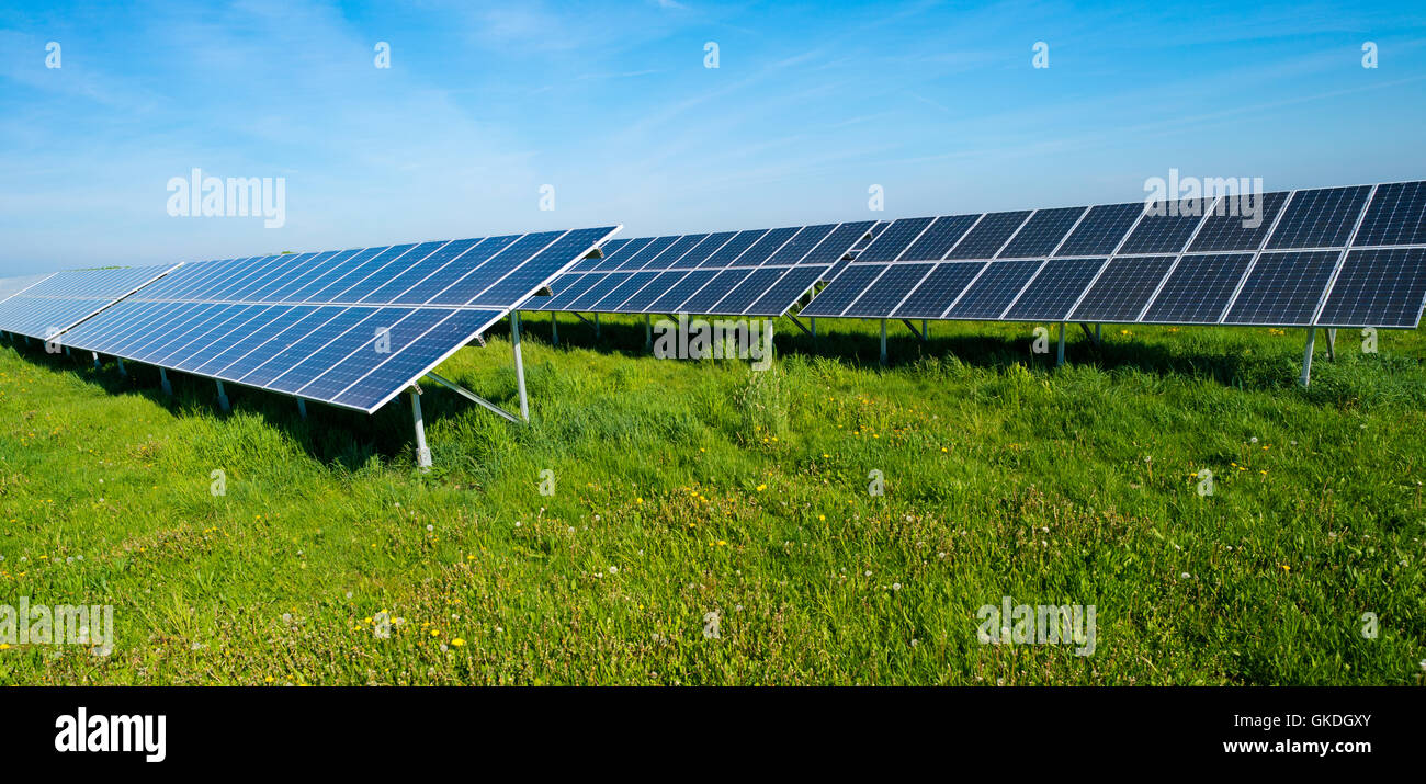Solar panels field hi-res stock photography and images - Alamy