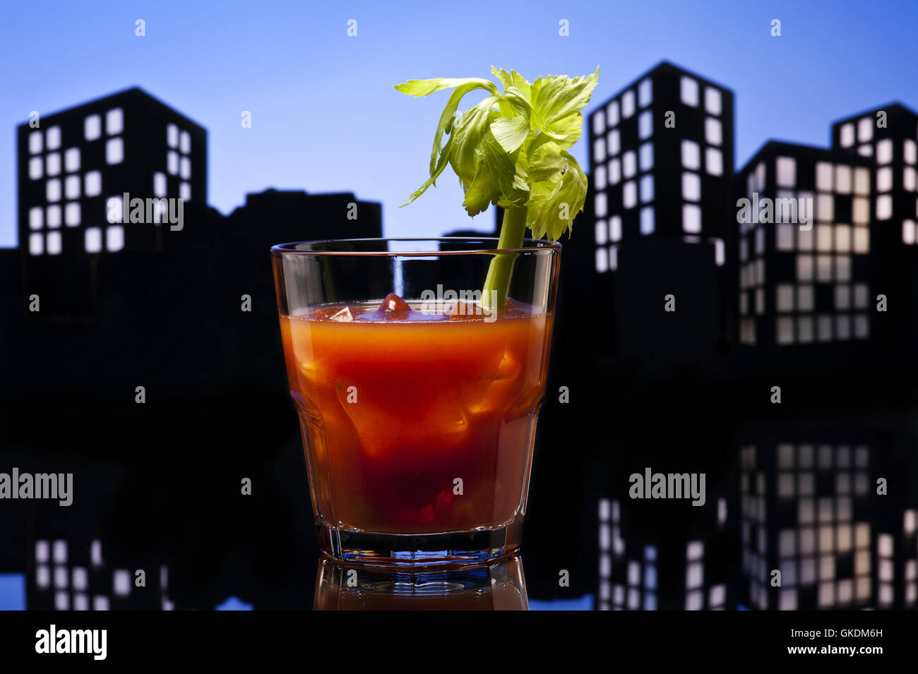 restaurant blue bar Stock Photo - Alamy