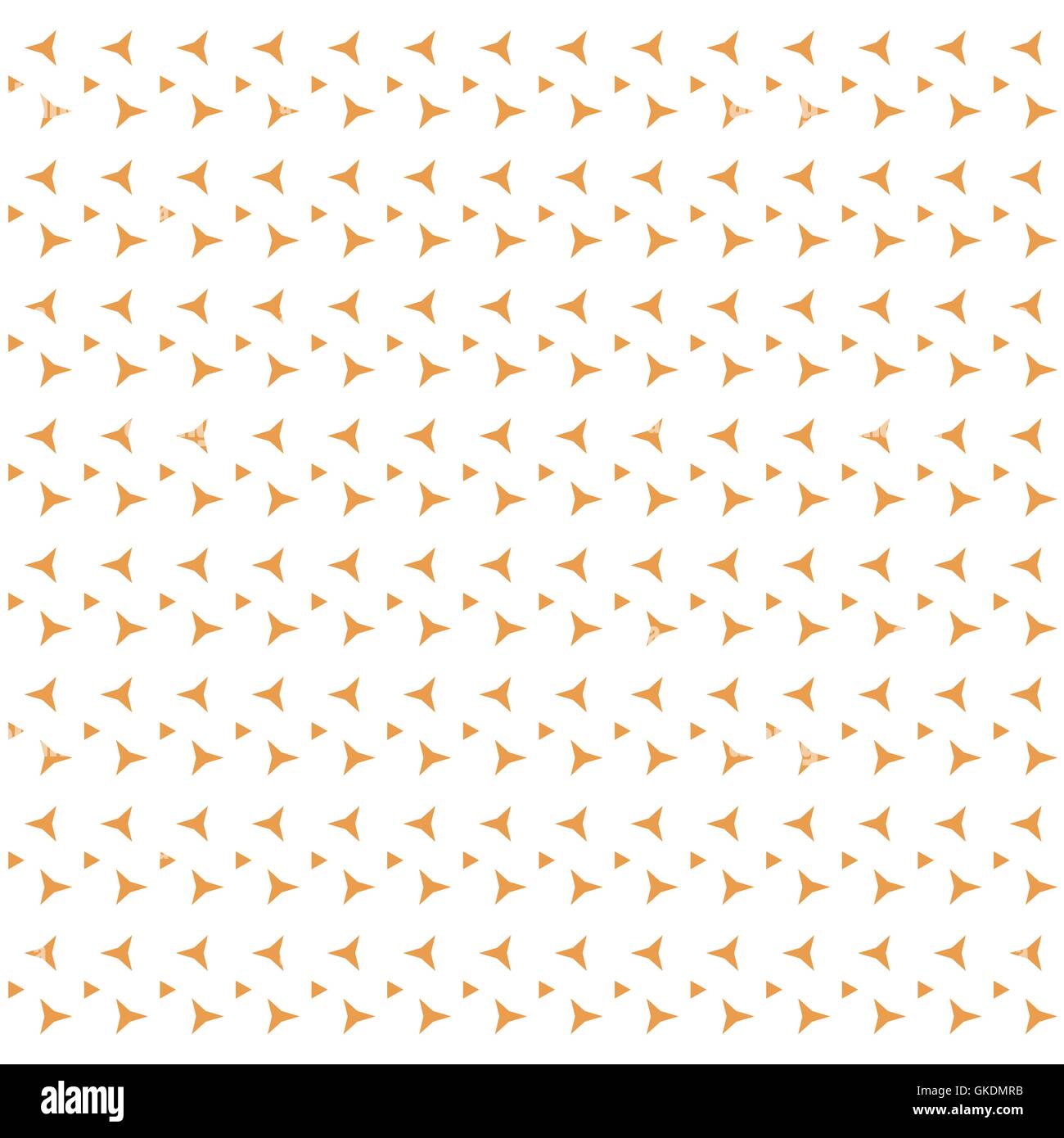 Colorful picture: the cute pattern of triangles on a white background ...