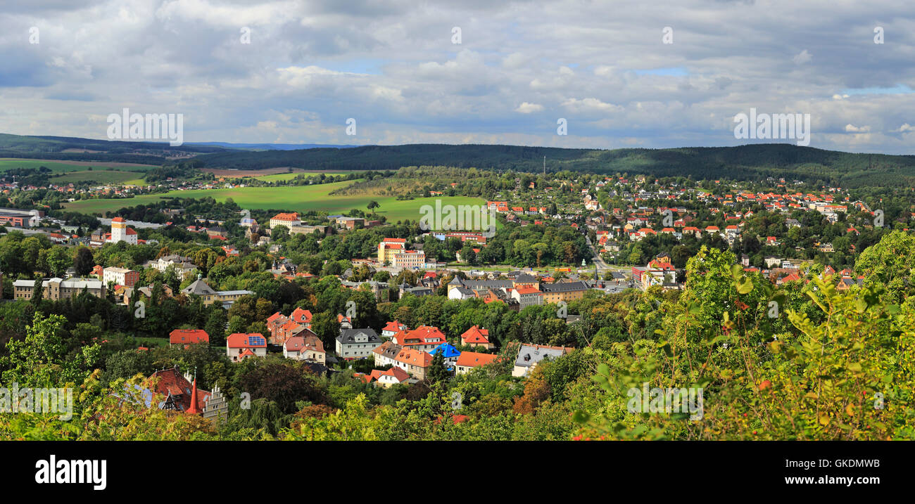 panorama possneck Stock Photo