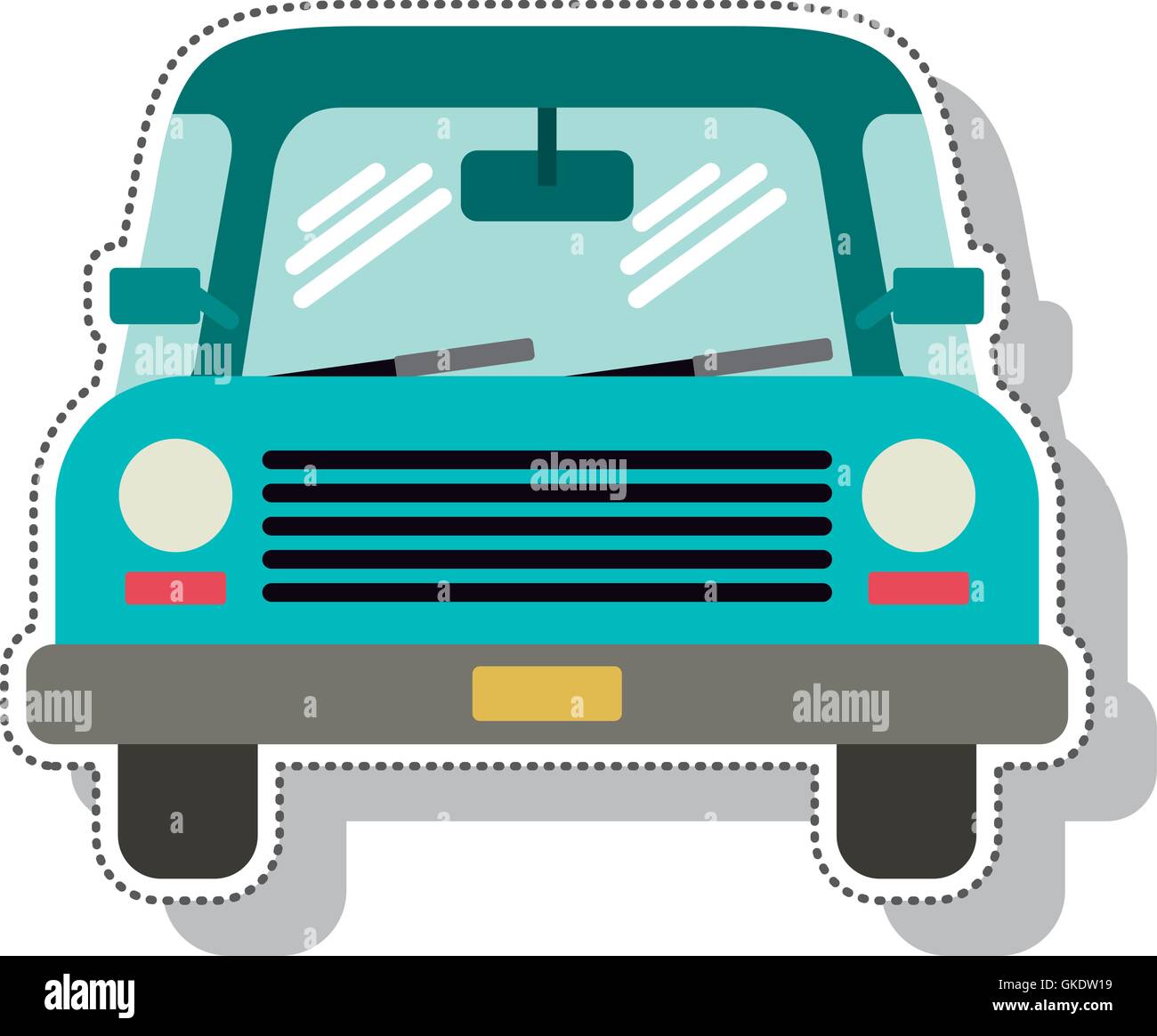 car vehicle isolated icon Stock Vector Image & Art - Alamy