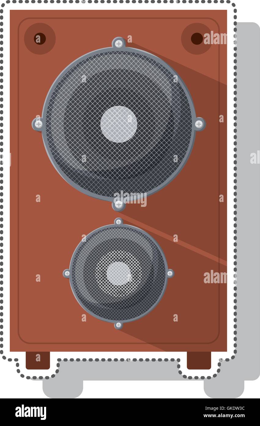 speaker sound isolated icon Stock Vector Image & Art - Alamy