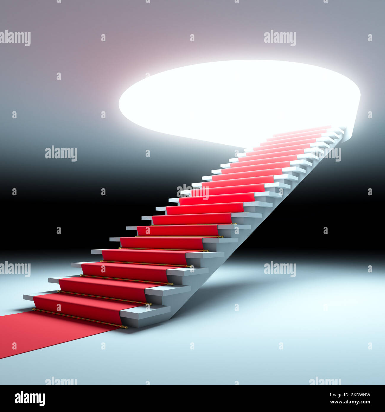 Red carpet to the future Stock Photo Alamy