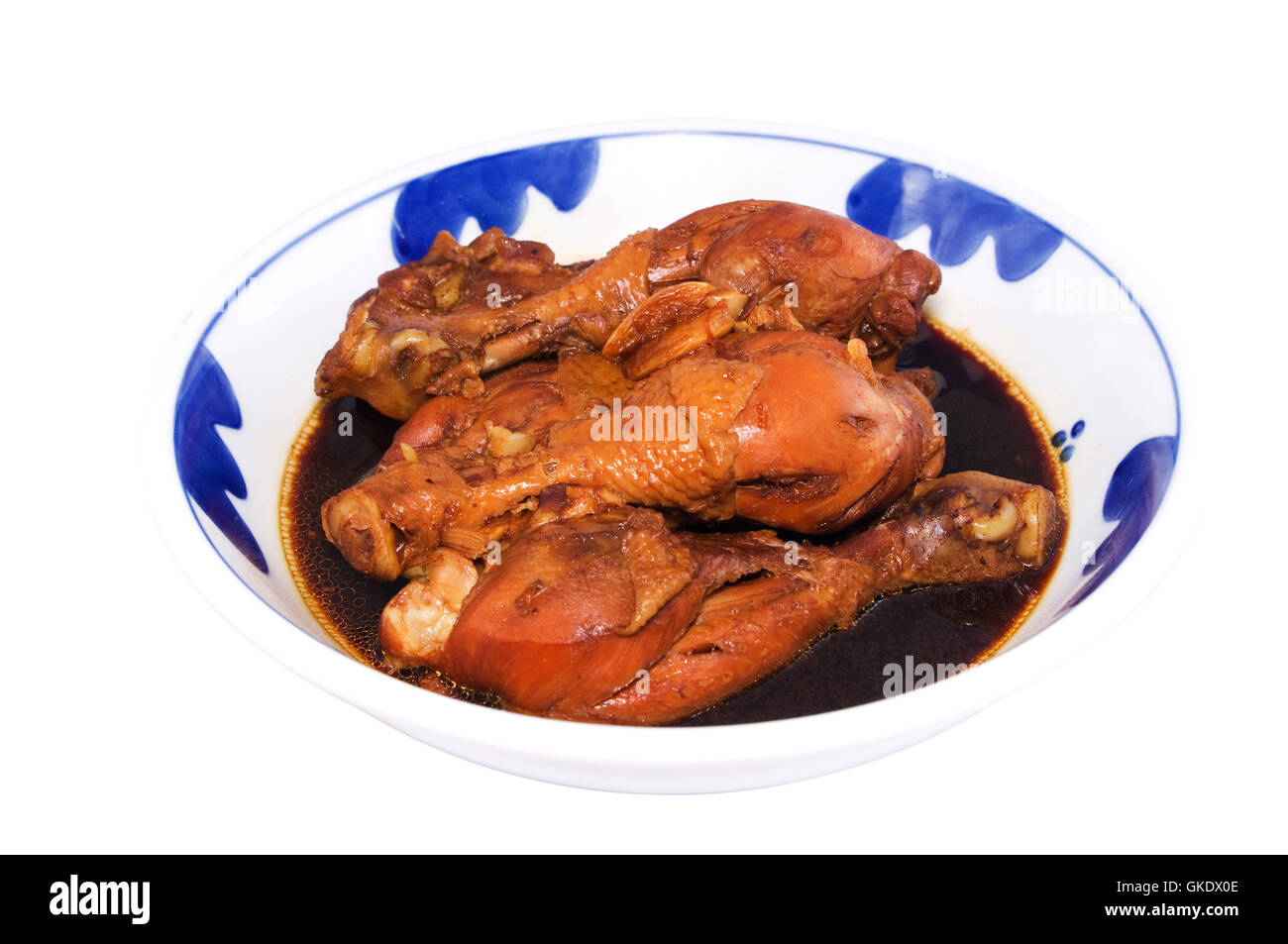 asian braised chicken drumstick Stock Photo Alamy
