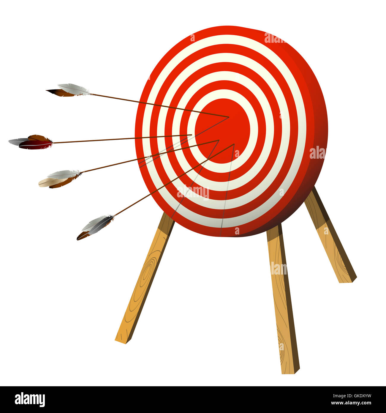 Archery practice Cut Out Stock Images & Pictures Alamy