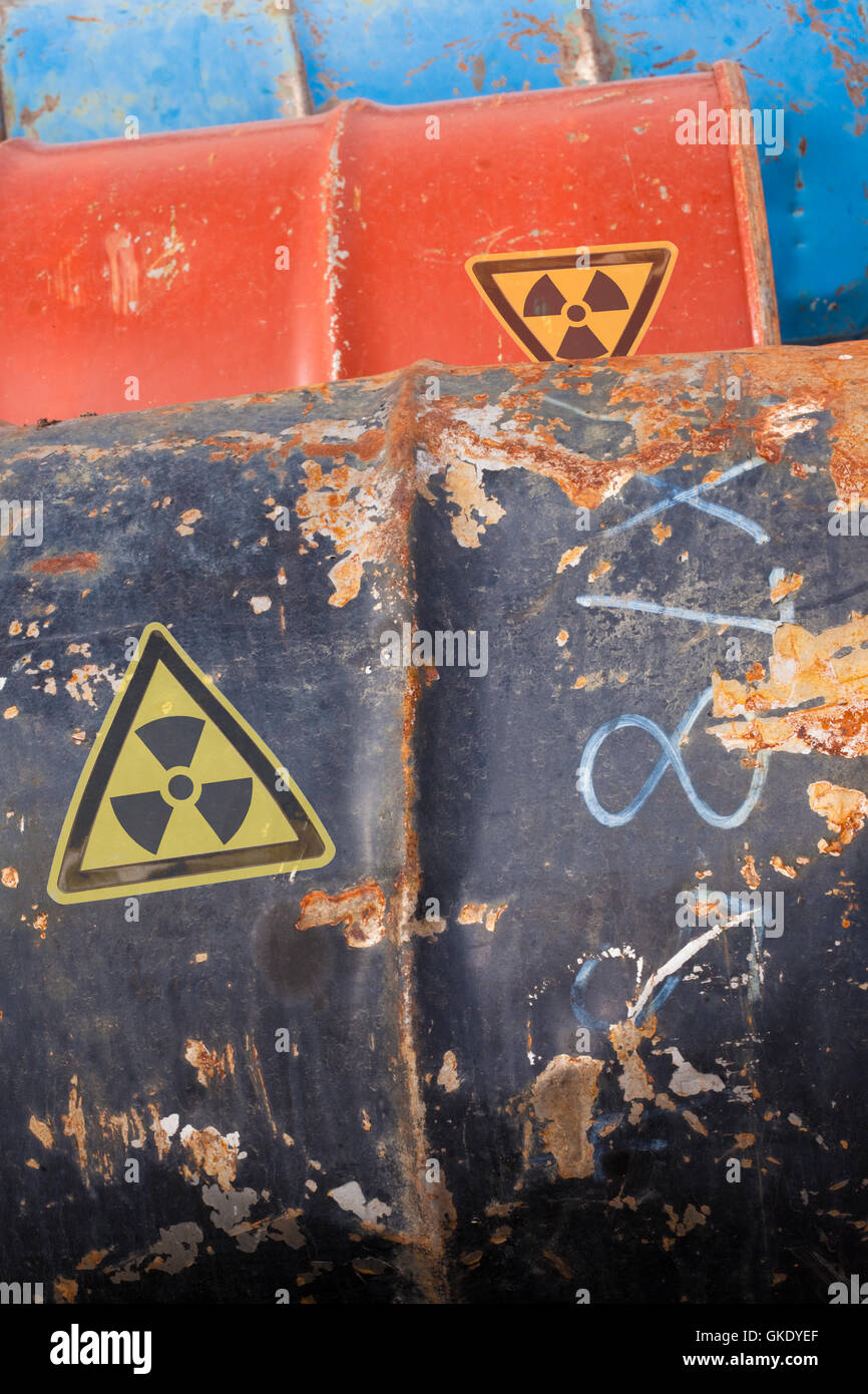 Nuclear Waste Stock Photo