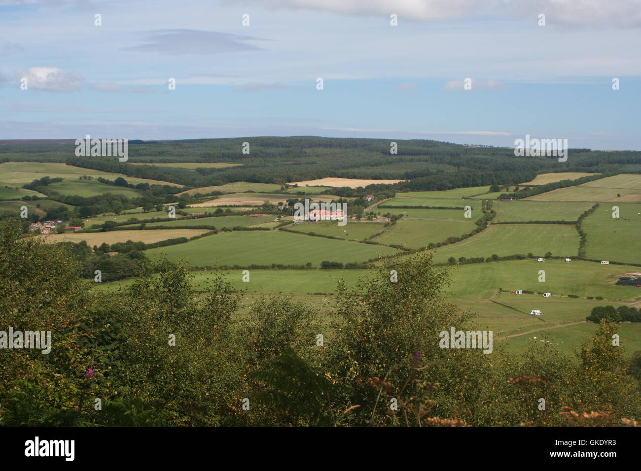 Harwood Dale Seen From Reasty Bank Stock Photo Alamy