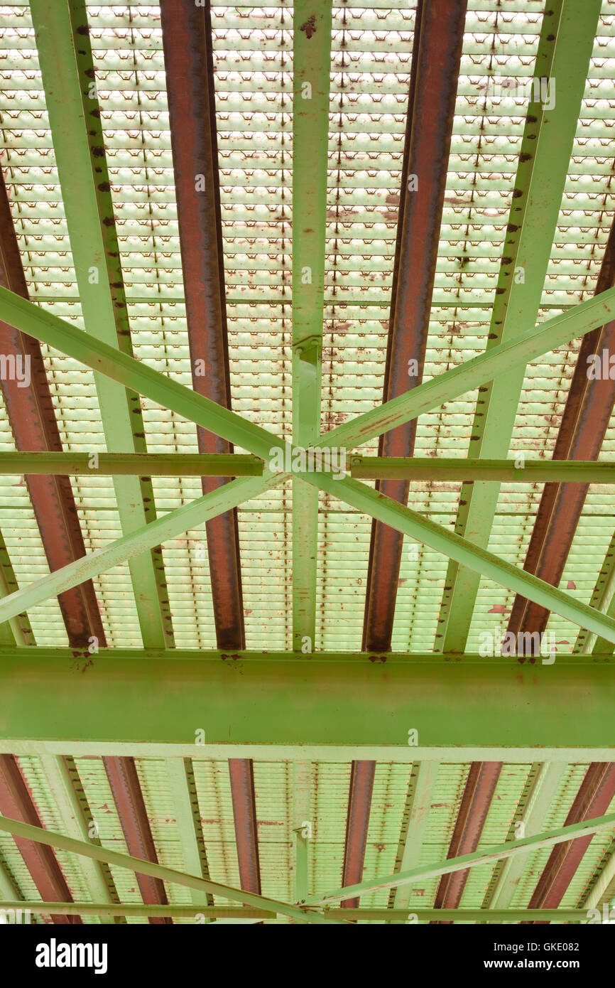 steel bridge detail Stock Photo