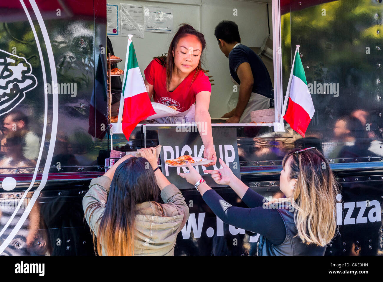 Pizza truck hires stock photography and images Alamy