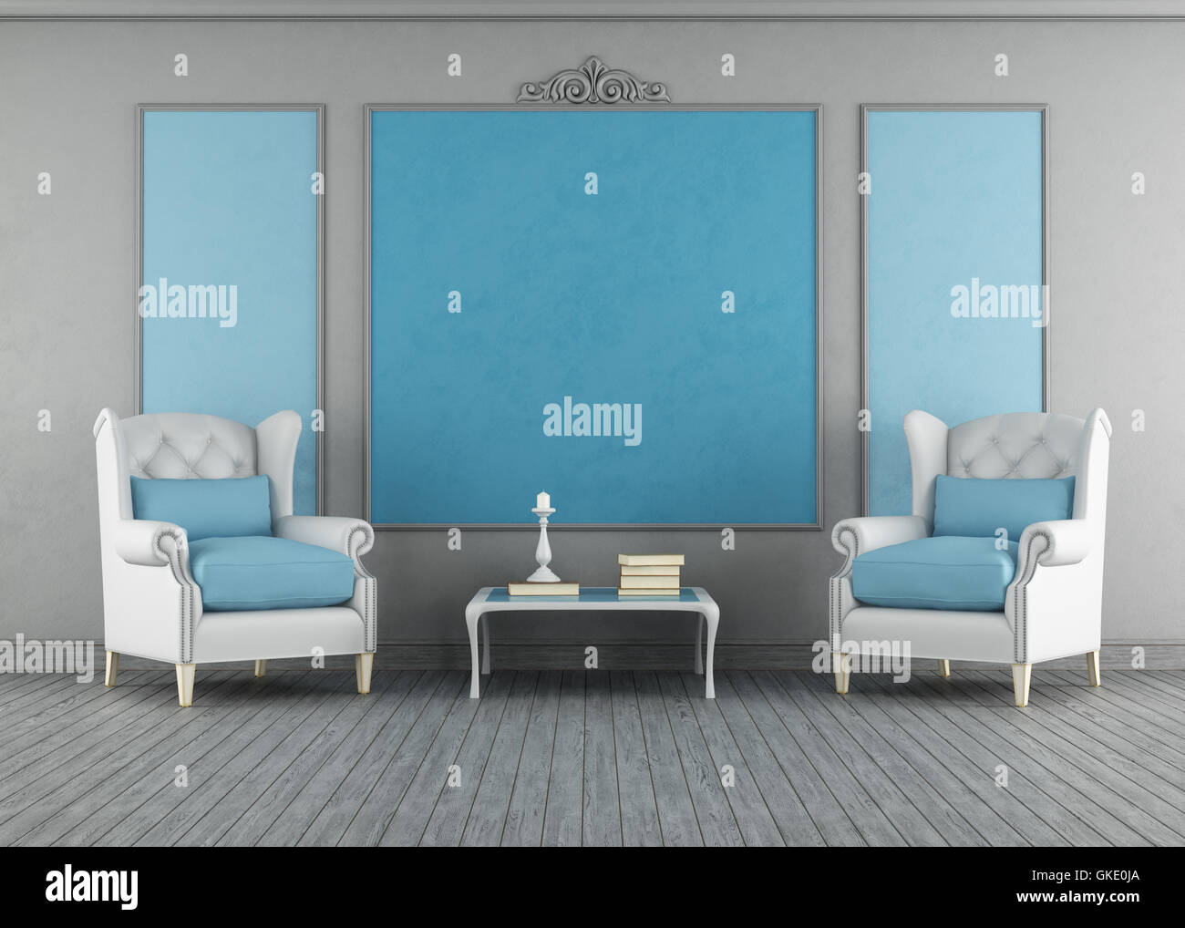 armchair interior vintage Stock Photo - Alamy