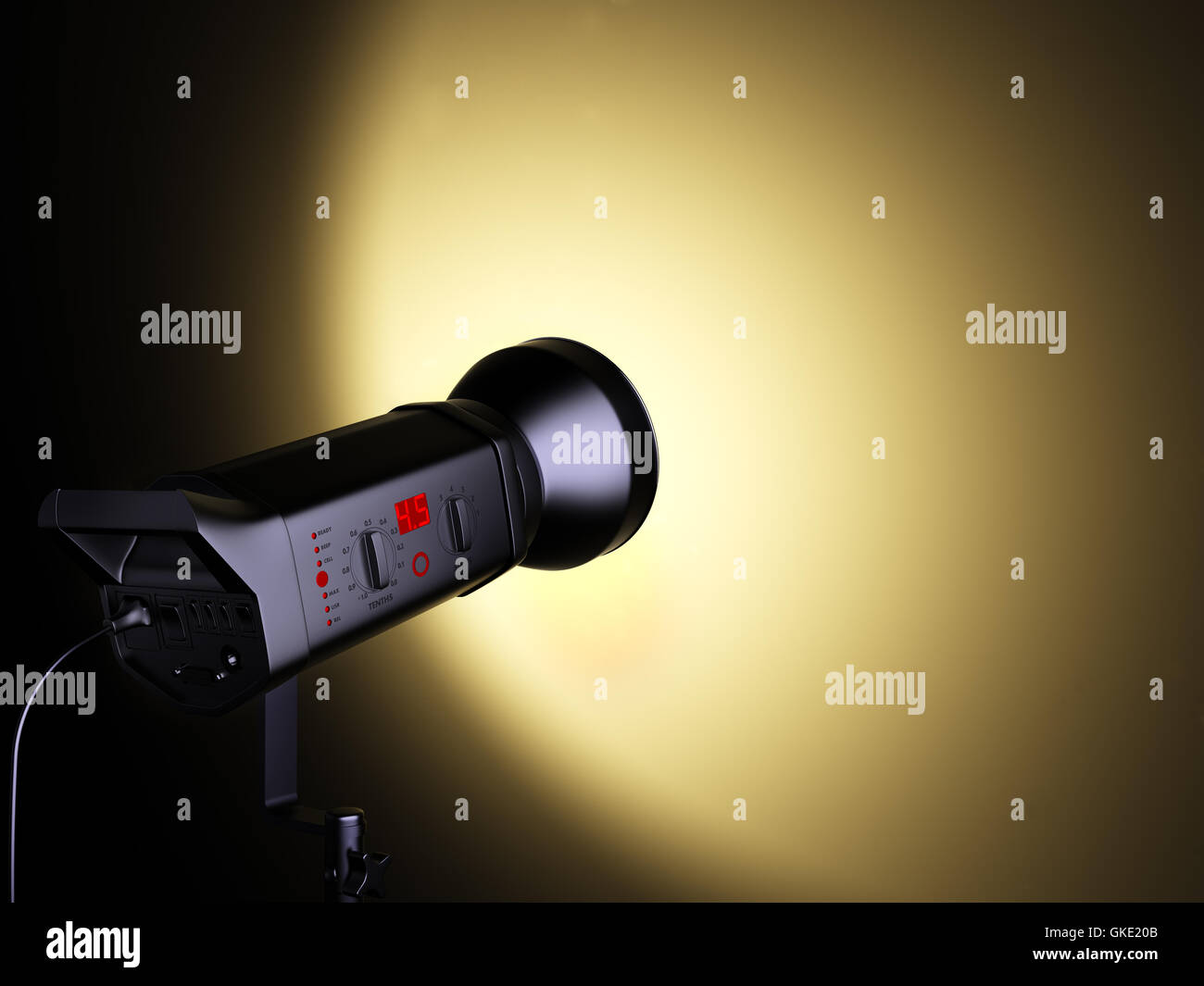 A studio flash Stock Photo Alamy