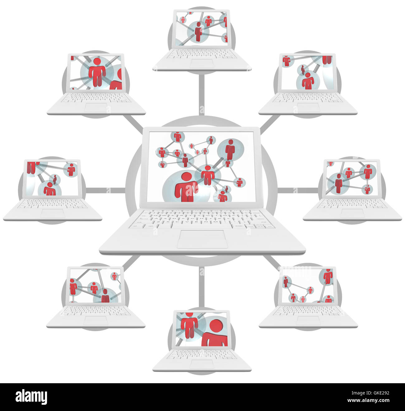 Personal Connections - Computer Technology Stock Photo - Alamy