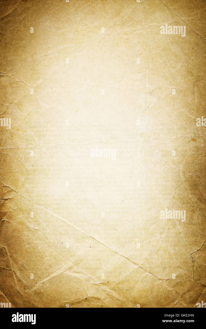 Vintage folded torn paper with copyspace. Classic vintage backgr Stock ...