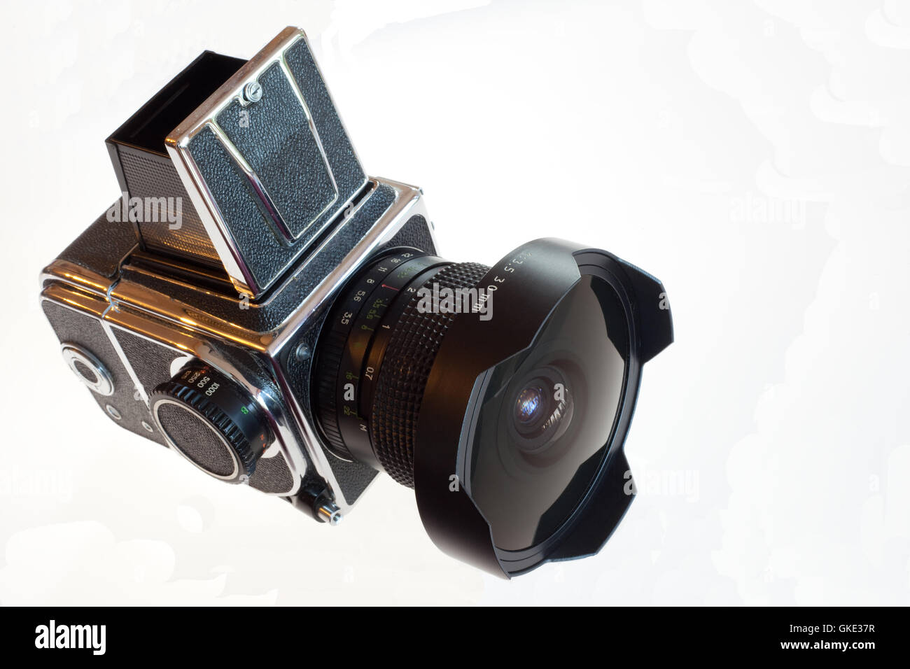 Classic medium format film slr camera Stock Photo Alamy