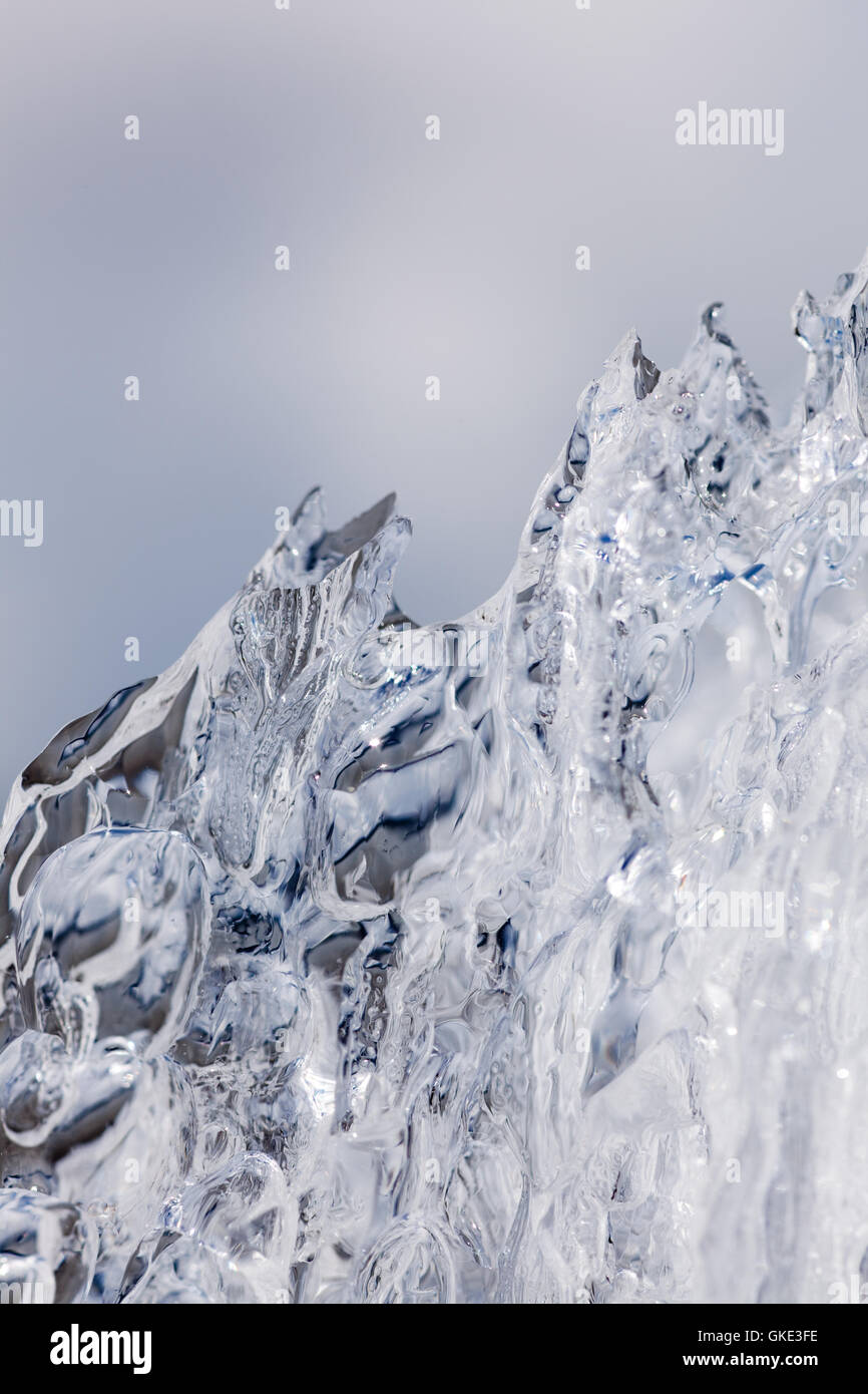 Melting Ice Crystals Stock Photo Alamy