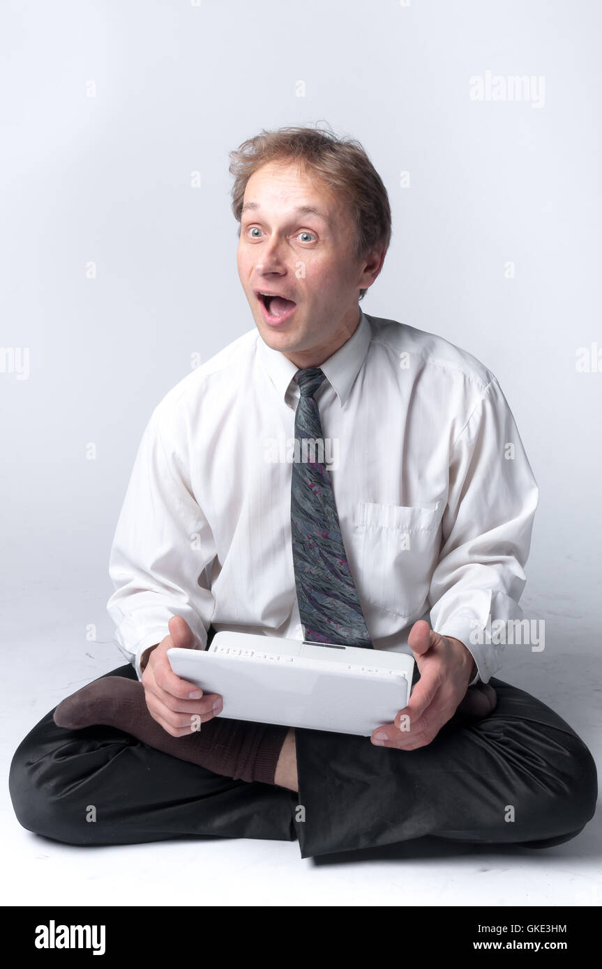Business people yoga in office hi-res stock photography and images - Alamy