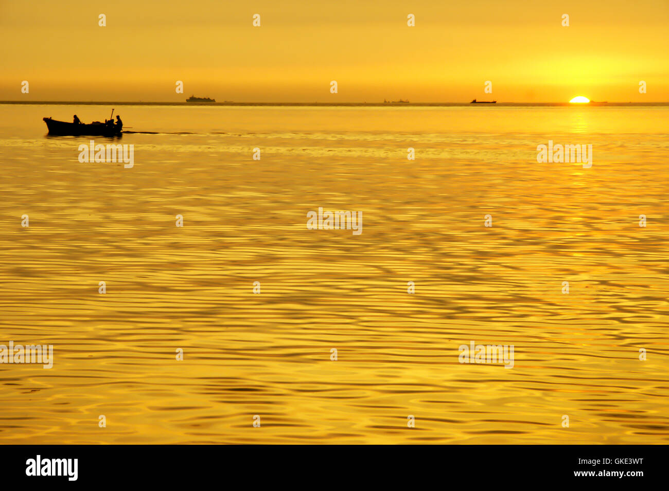 Ocean sunset background image Stock Photo - Alamy