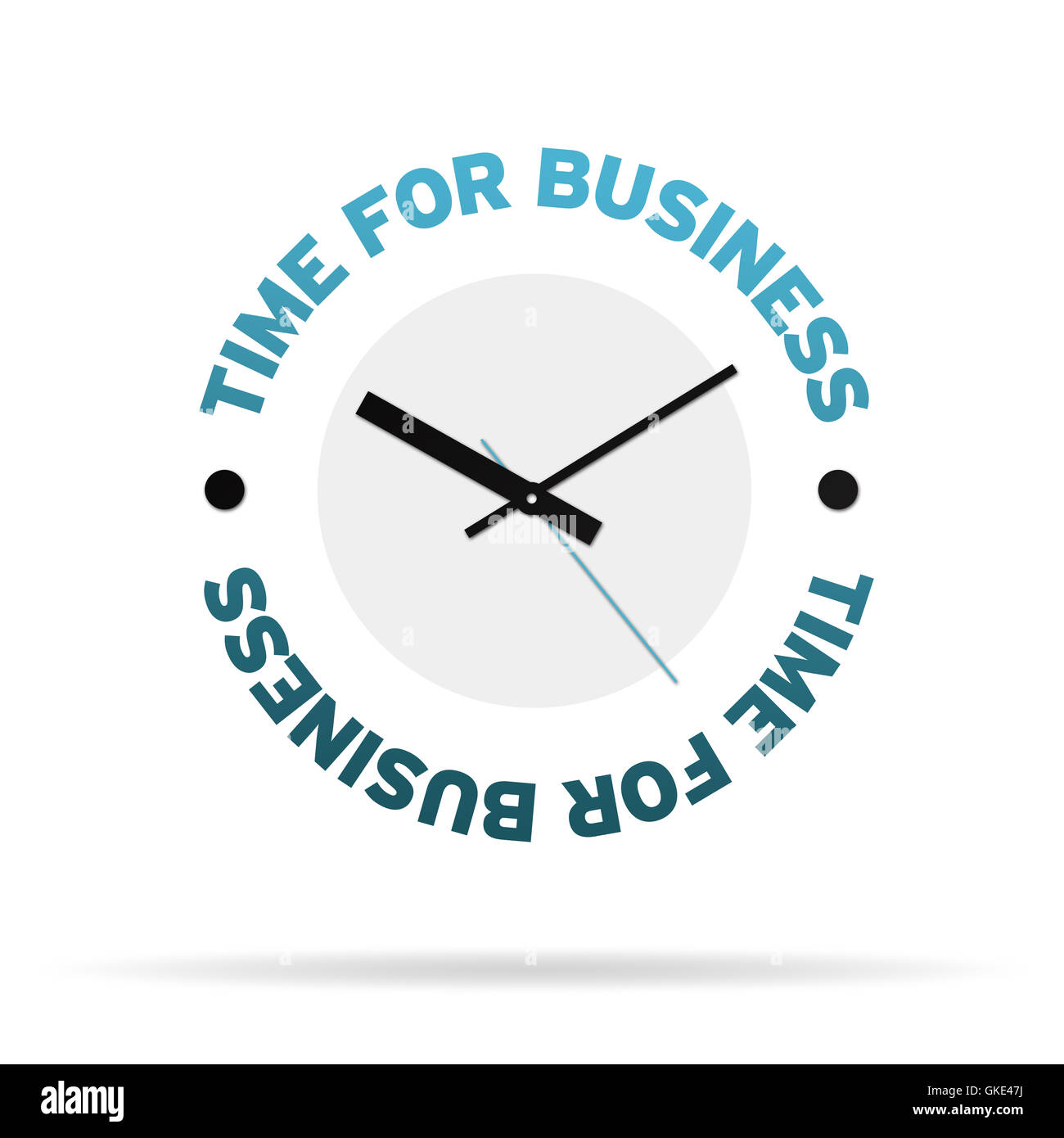Time For Business Clock Stock Photo Alamy