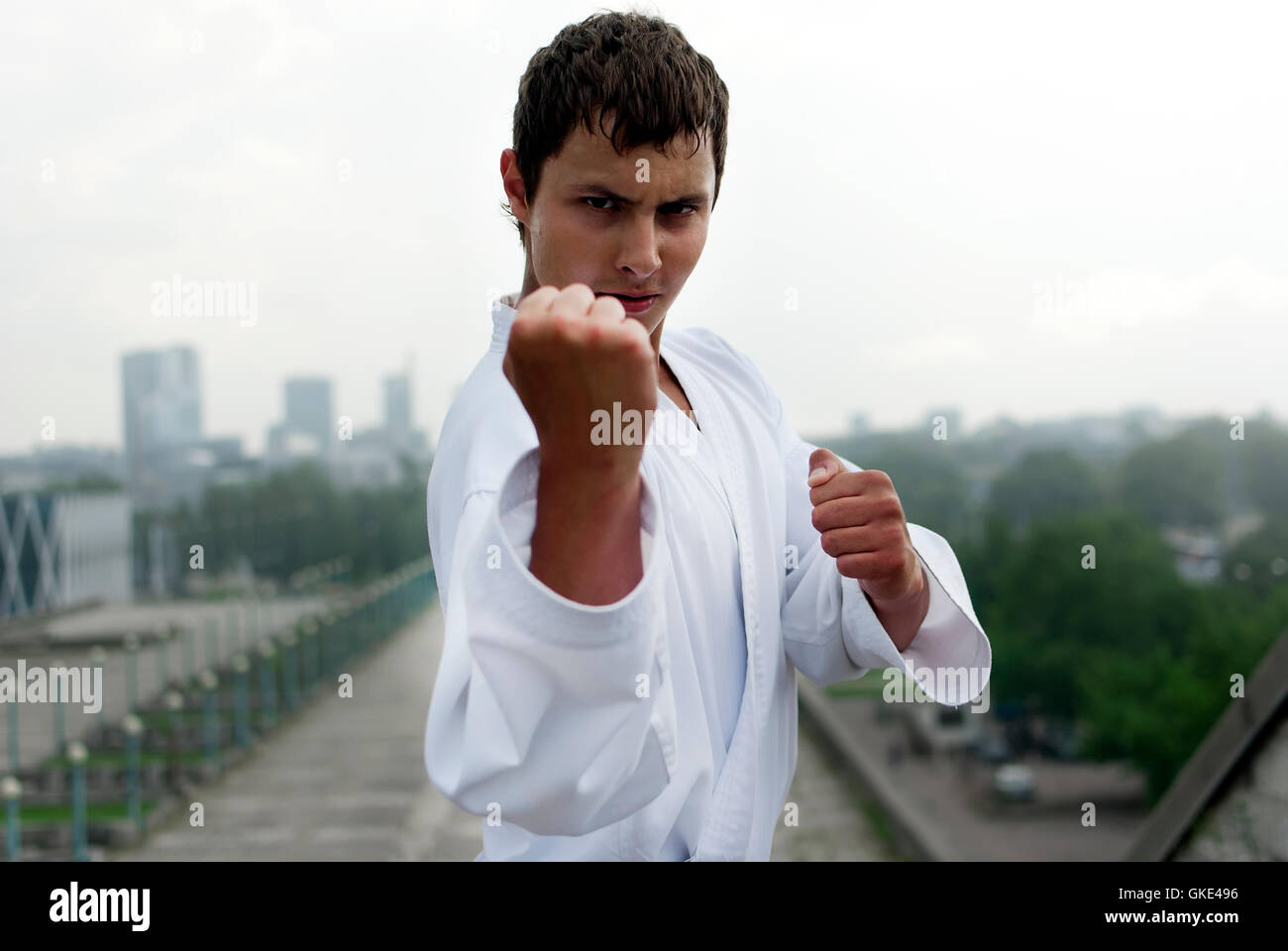 Karate poses hi-res stock photography and images - Alamy