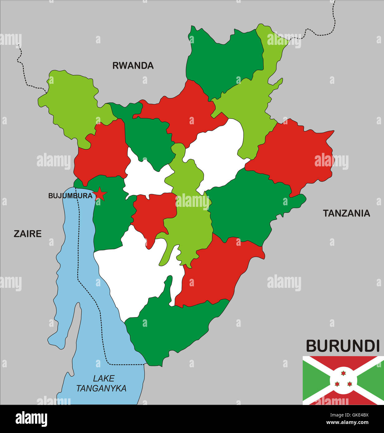 Burundi Map Hi Res Stock Photography And Images Alamy Burundi Map GKE4BX