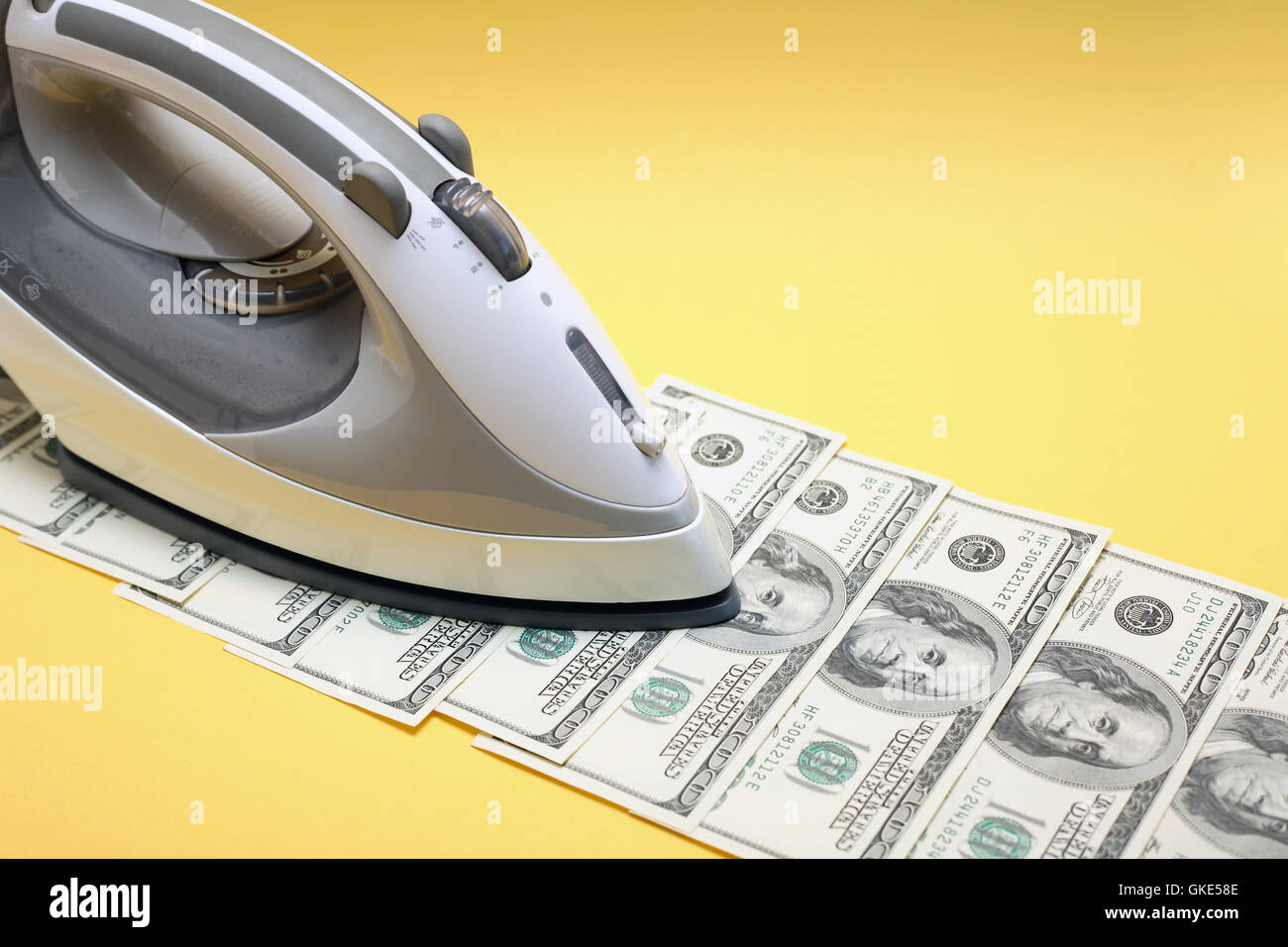 Money Ironing Stock Photo Alamy