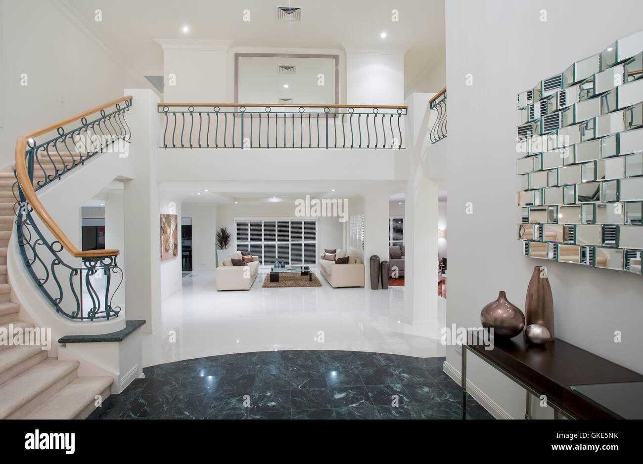 Luxury Mansion hallway Stock Photo 115252527 Alamy