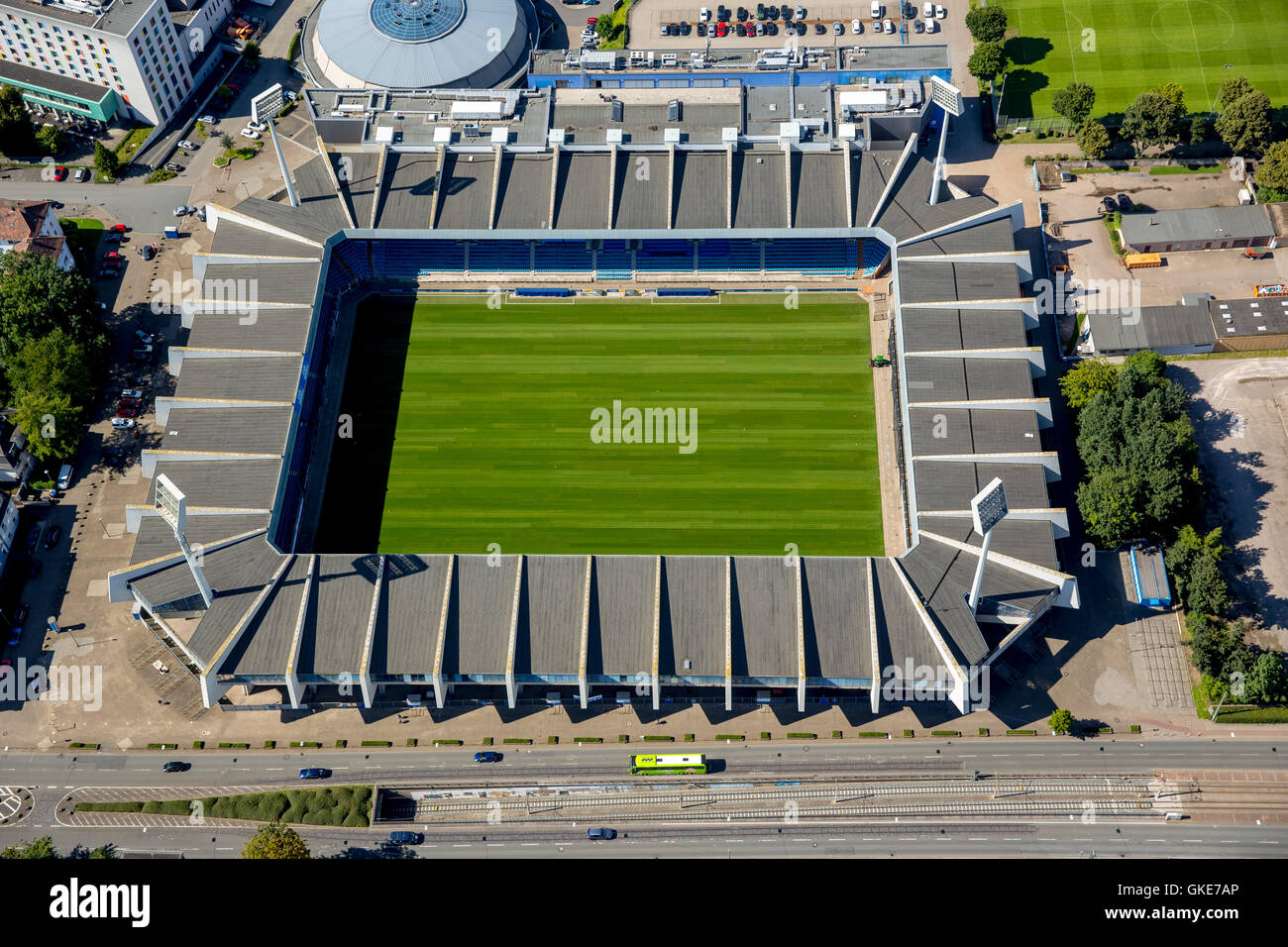 Aerial View Vonovia Ruhrstadion Vfl Bochum Stadium Bundesliga Stock Photo Alamy