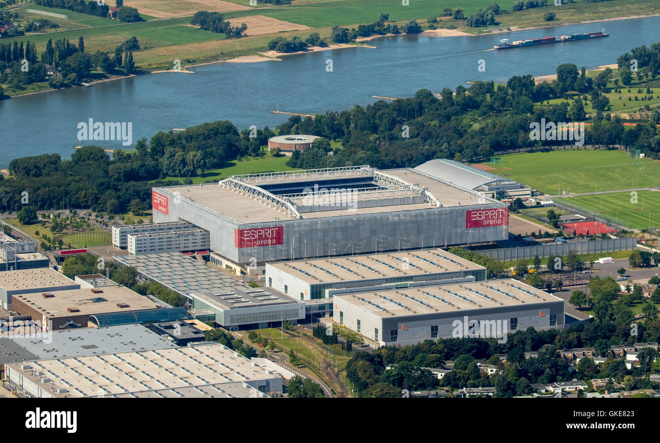 Aerial view, Stadium, Dusseldorf Congress Sport & Event GmbH Esprit Arena,  Dusseldorf, Rhine country, north rhine-westphalia Stock Photo - Alamy