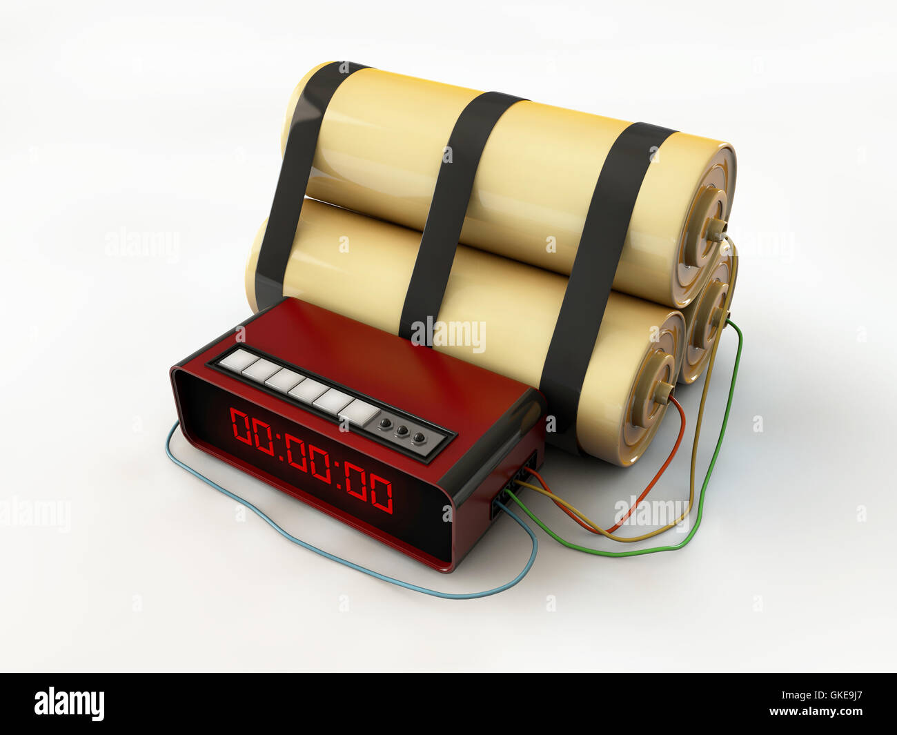 Tnt dynamite red bomb timer hires stock photography and images Alamy