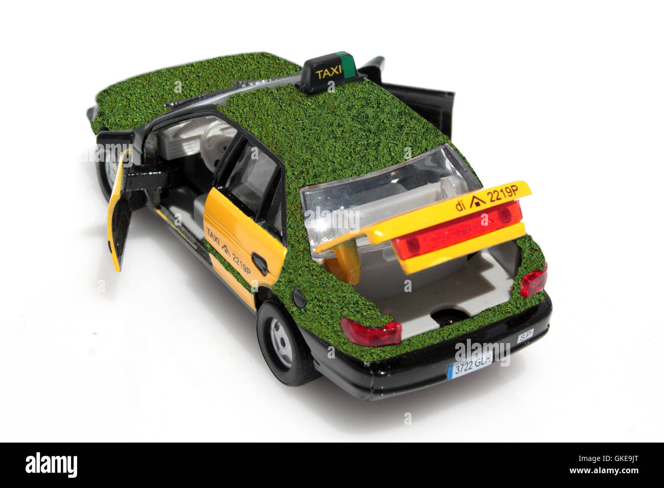 cab isolated on white background Stock Photo - Alamy