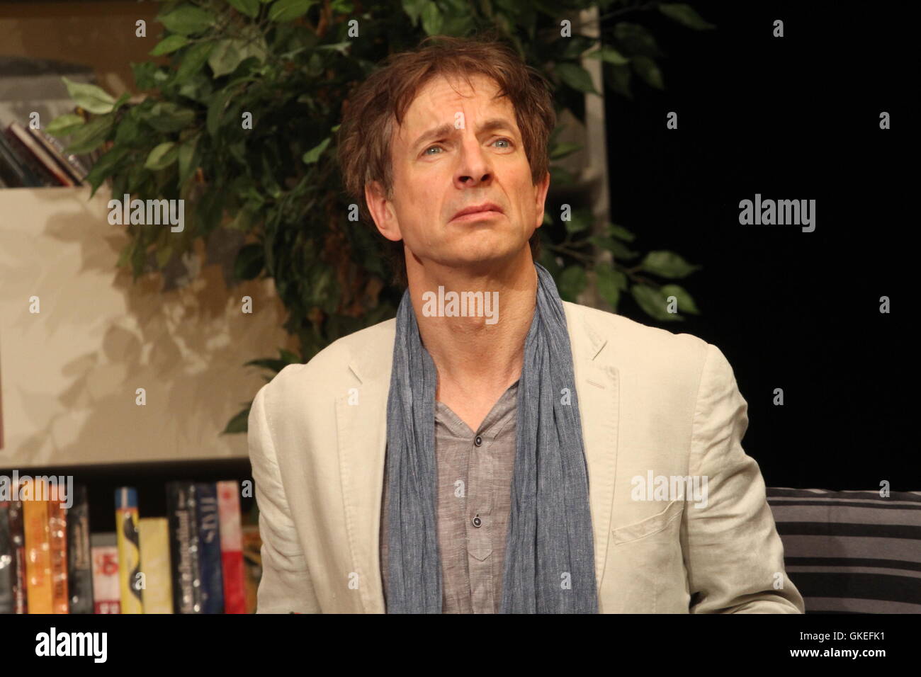 German actor Ingolf Lück takes part at 'Das Abschiedsdinner' at theatre ...
