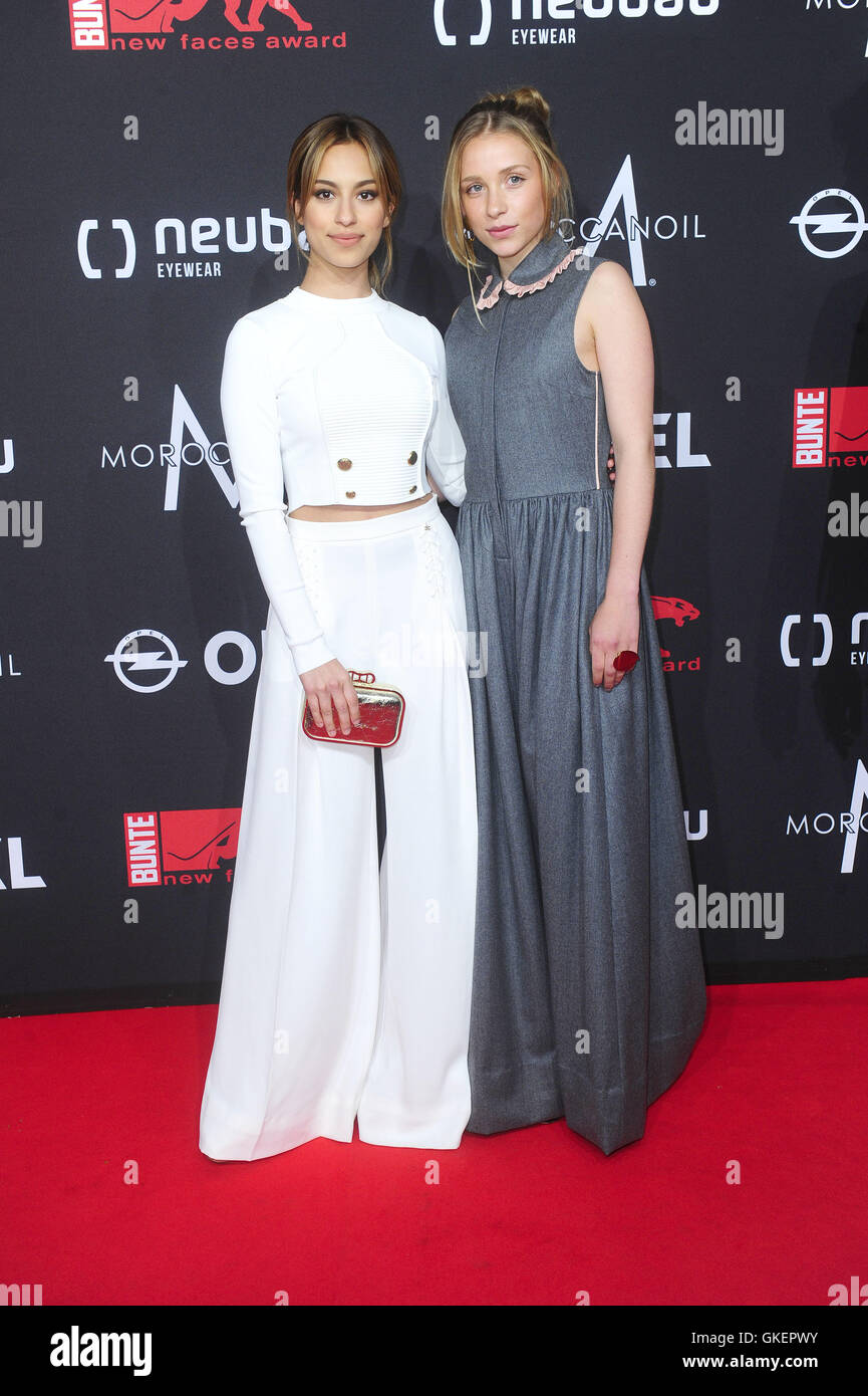 Celebrities at Bunte New Faces Award Film at E-Werk.  Featuring: Gizem Emre, Anna Lena Klenke Where: Berlin, Germany When: 26 May 2016 Stock Photo