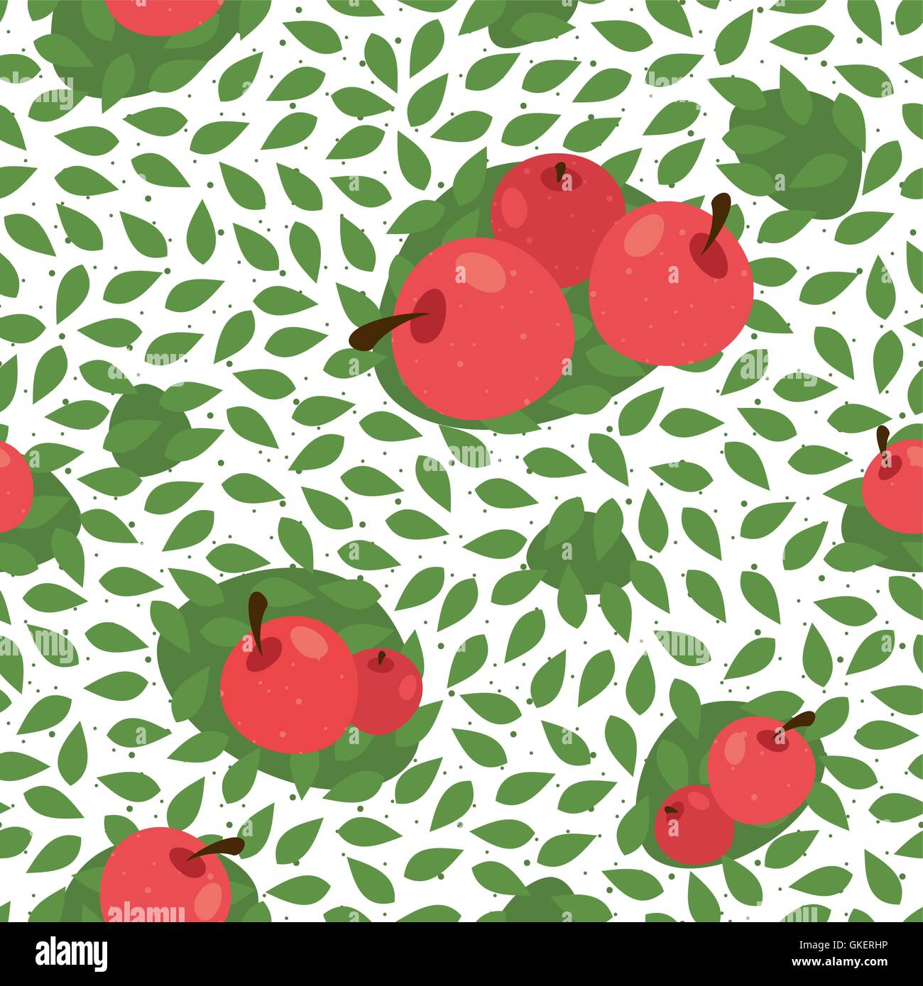 Seamless floral pattern background with fruits Stock Vector Image & Art ...