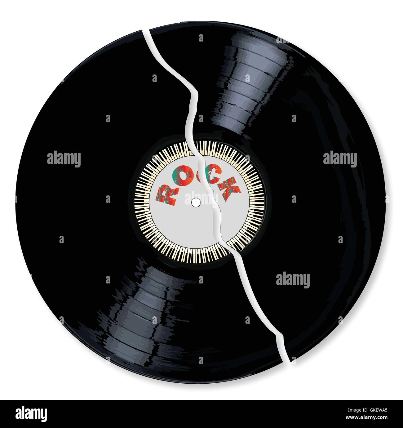 Broken vinyl record hires stock photography and images Alamy