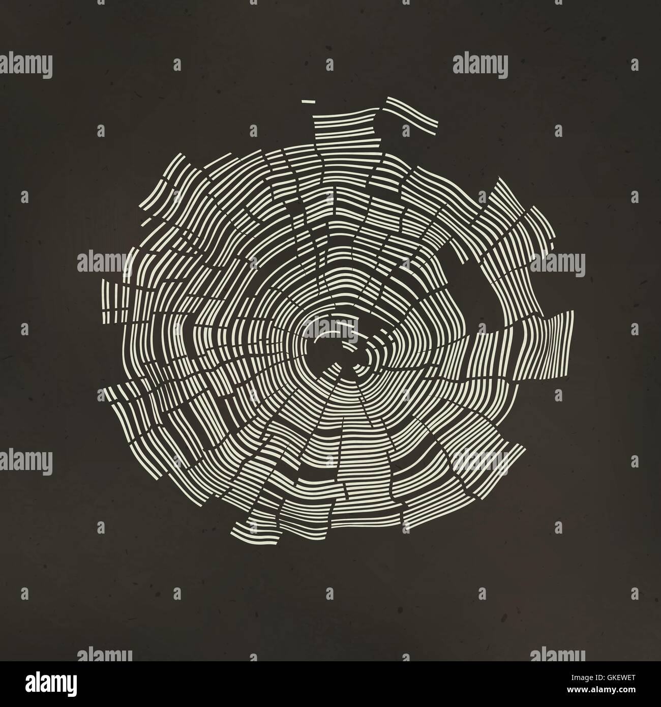 Tree rings white background Stock Vector Images - Alamy