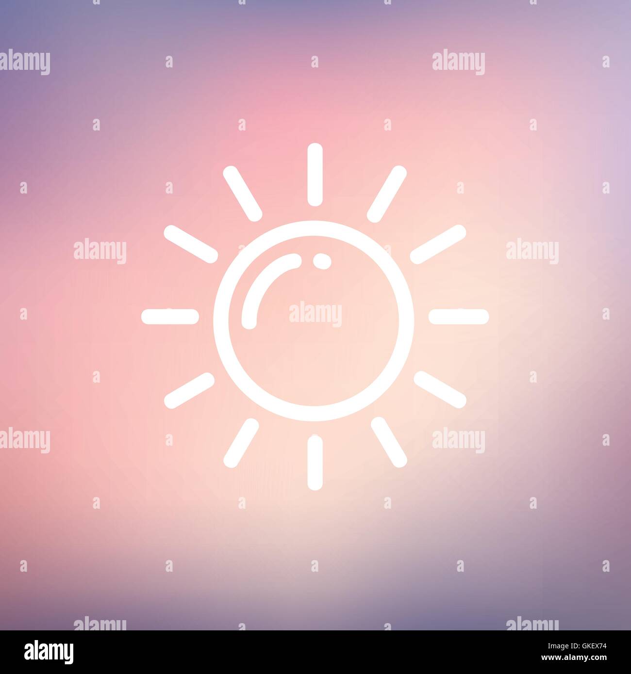 Rising sun flare Stock Vector Images - Alamy
