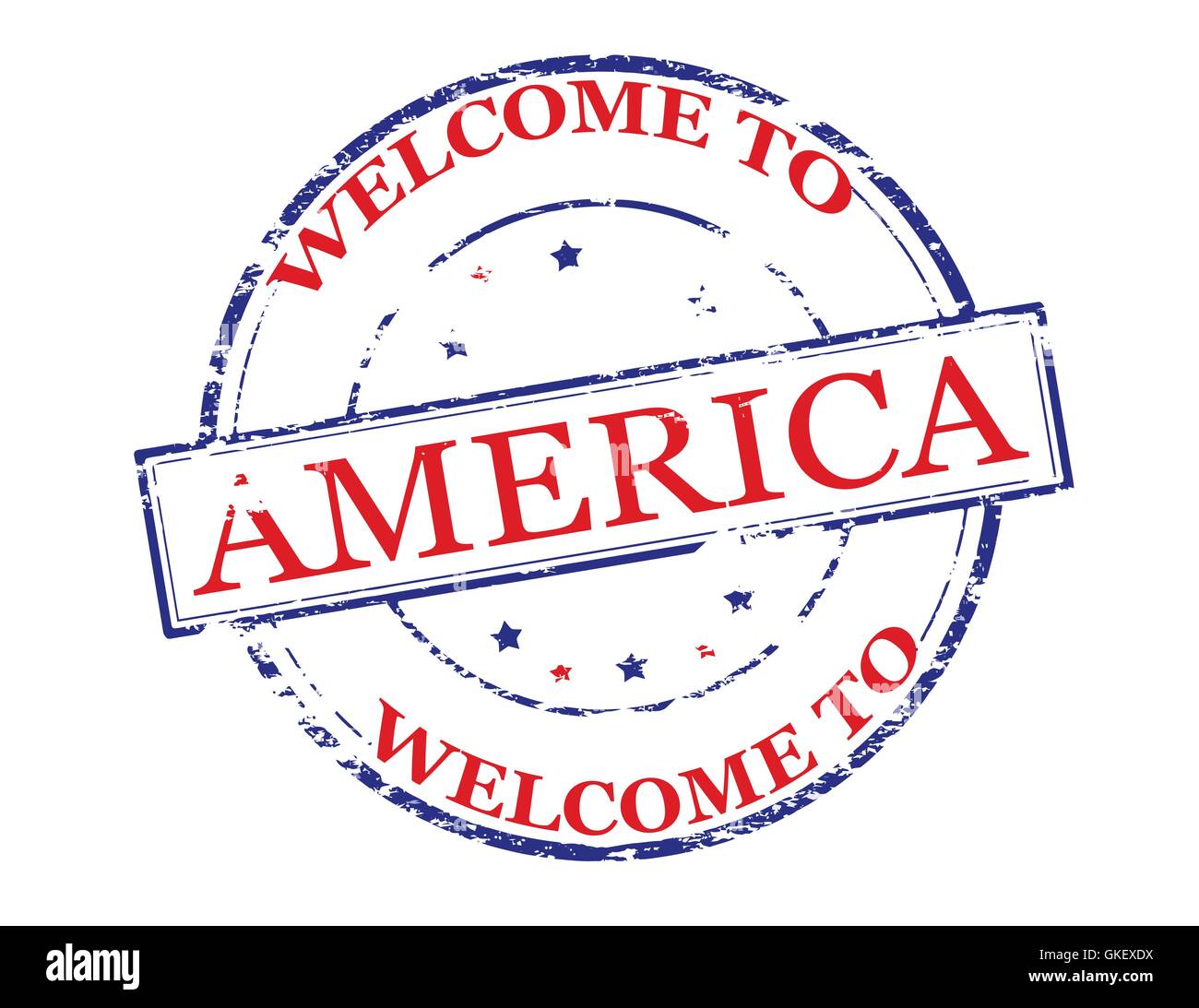 Welcome back to america Stock Vector Images - Alamy