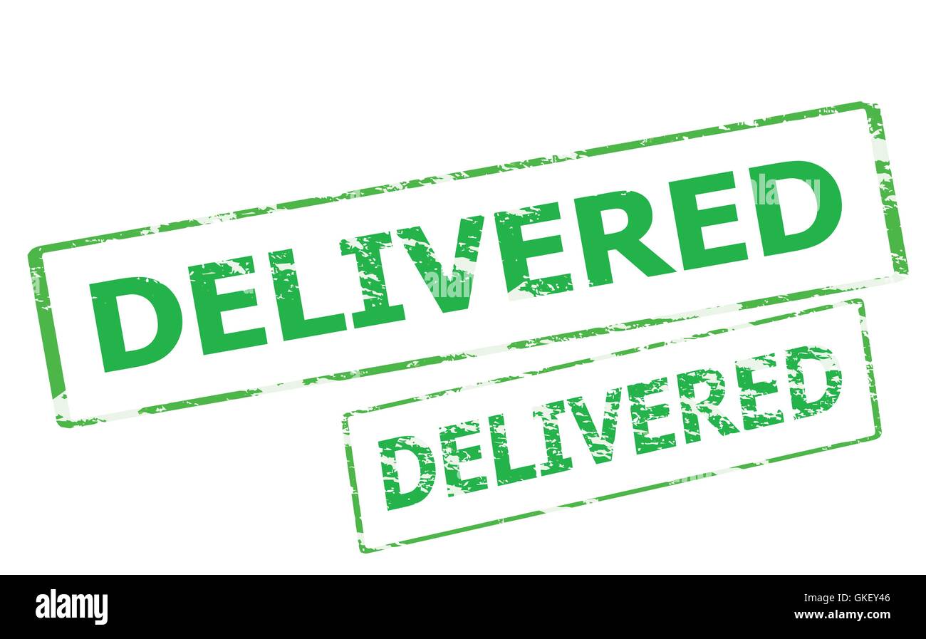 Delivered concept Stock Vector Images - Alamy