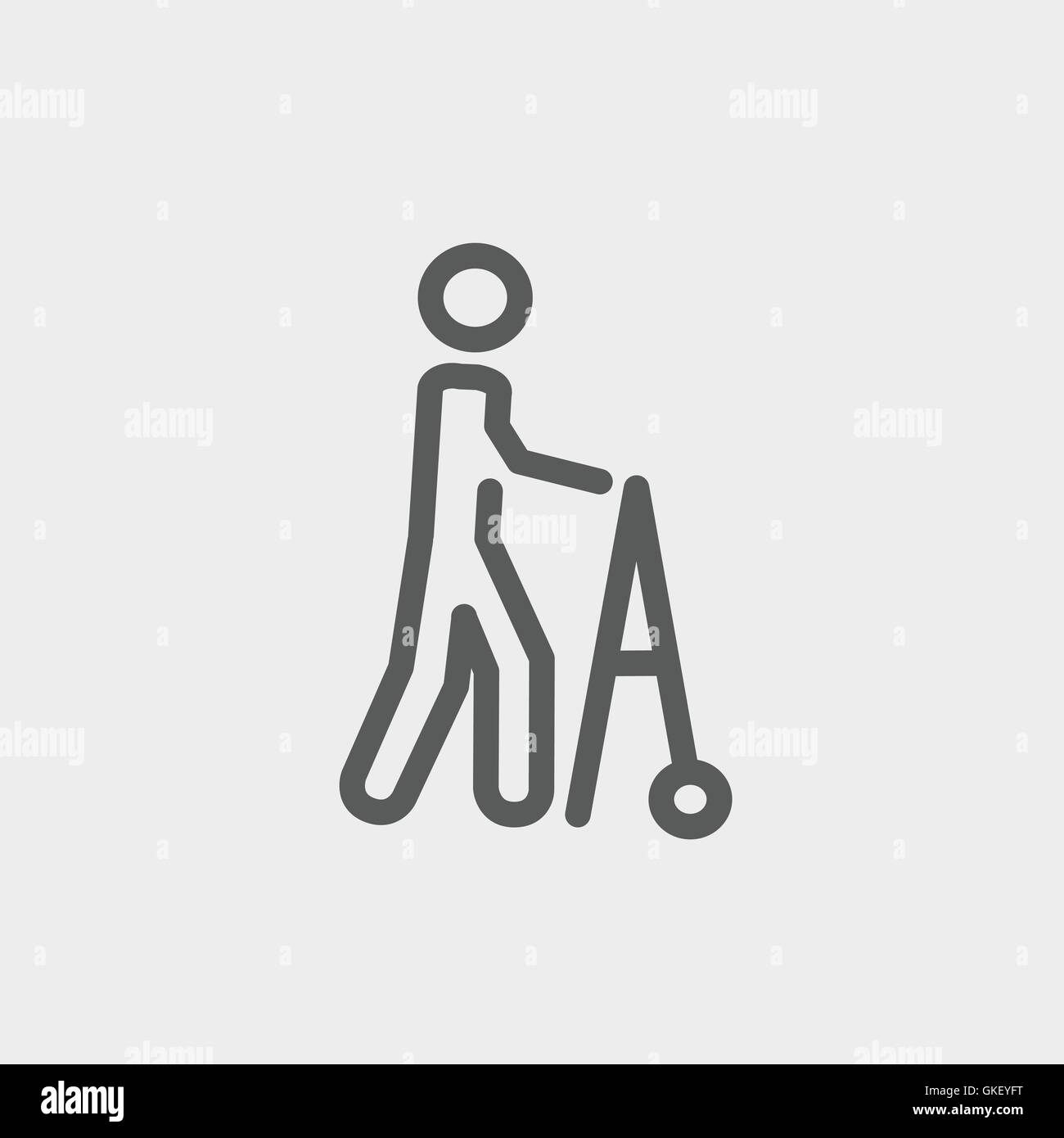 Orthopedic walker hi-res stock photography and images - Alamy